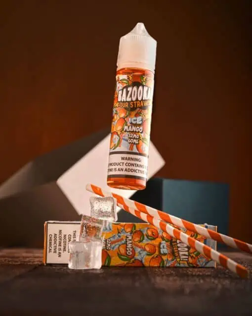 Mango Ice Sour Straws MTL Bazooka | بازوكا بريميم ليكويد