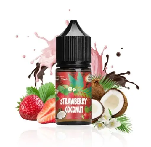 ESSENTIAL STRAWBERRY COCONUT SALT NIC. E-LIQUID BY ASMODUS | اسنشيال ليكويد