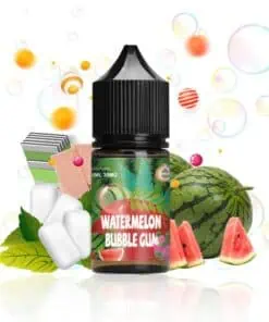 ESSENTIAL WATERMELON BUBBLE GUM SALT NIC. E-LIQUID BY ASMODUS | اسنشيال ليكويد