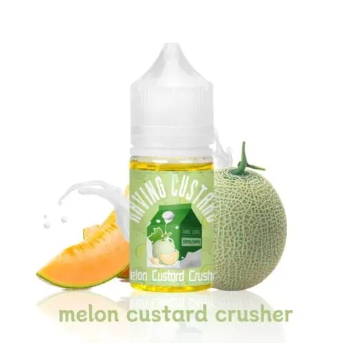 RAVING CUSTARD MELON CUSTARD CRUSHER SALT NIC. E-LIQUID BY ASMODUS