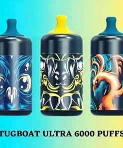 Tugboat Ultra 6000 Puffs 3 Pods Discount Bundle | عرض تاج بوت الترا ديسبوزابل