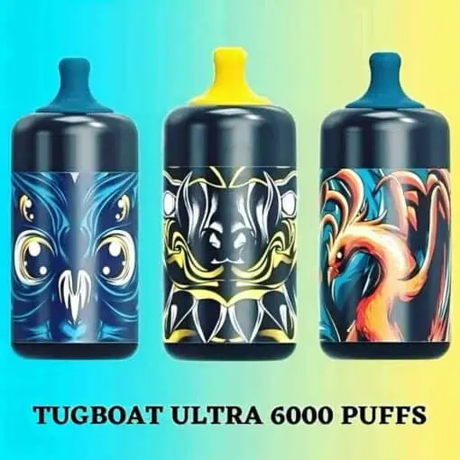 Tugboat Ultra 6000 Puffs 3 Pods Discount Bundle | عرض تاج بوت الترا ديسبوزابل
