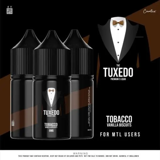 The Tuxedo Tobacco Vanilla Biscuits MTL | تكوسيدو ليكويد